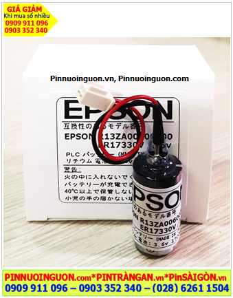 EPSON ER17330V, Pin nuôi nguồn EPSON ER17330V 2/3A Lithium 3.6v _Xuất xứ NHẬT
